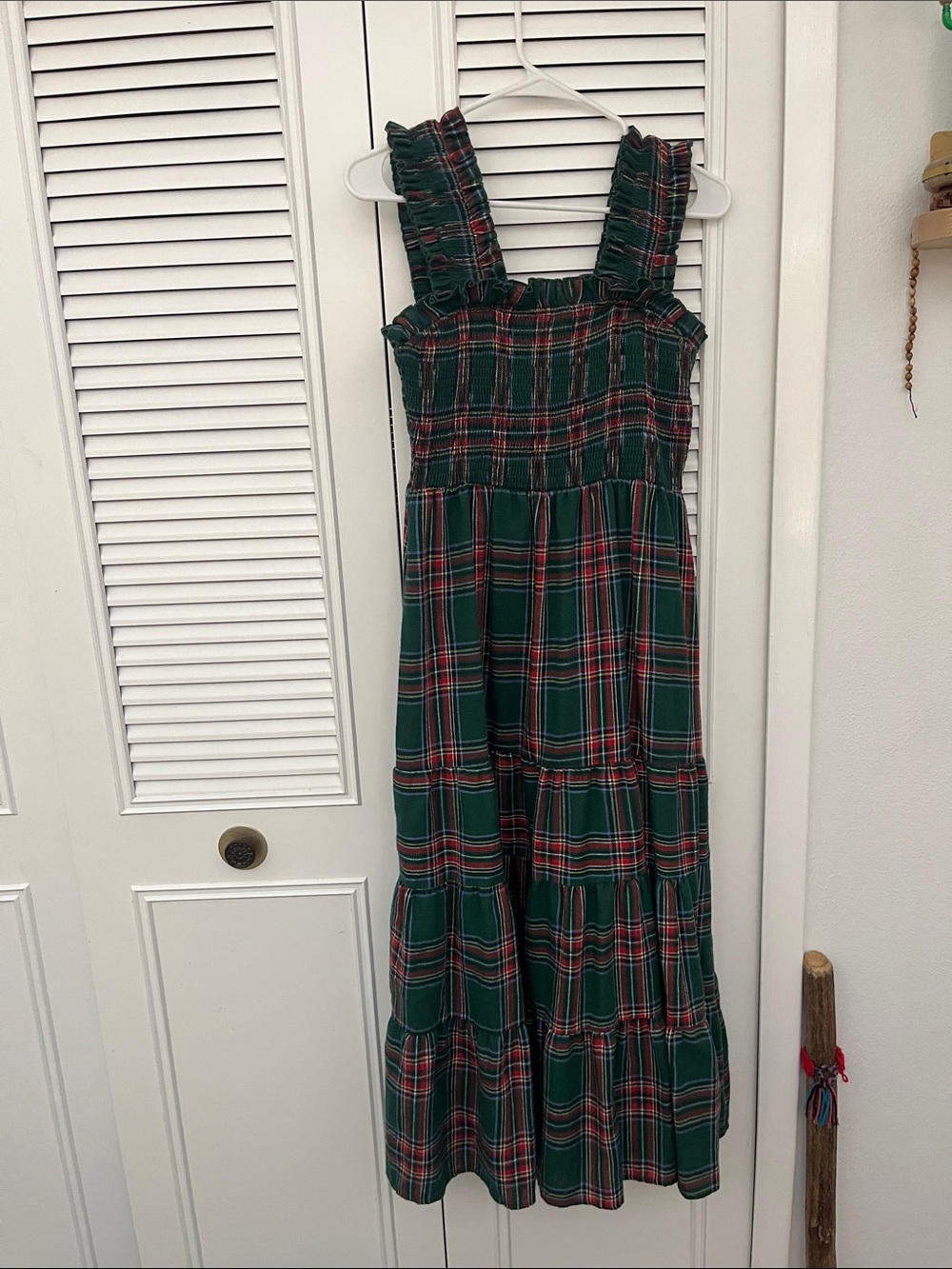 plaid christmas dress